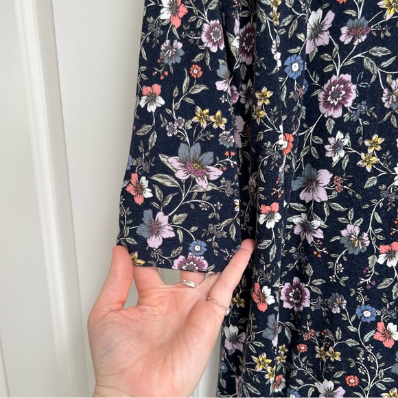 Loft A-Line Floral Swing Dress - Picture 4 of 4